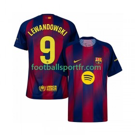 Tenue FC Barcelone Robert Lewandowski 9 Domicile 2025-2026 Maillot de Foot